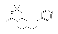 tert-butyl 4-(3-pyridin-4-ylprop-2-enyl)piperidine-1-carboxylate结构式