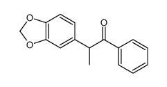 2-(1,3-benzodioxol-5-yl)-1-phenylpropan-1-one Structure