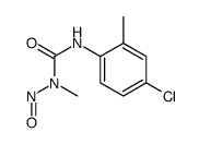 3-(4-chloro-2-methylphenyl)-1-methyl-1-nitrosourea结构式