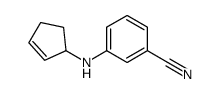 3-(cyclopent-2-en-1-ylamino)benzonitrile Structure