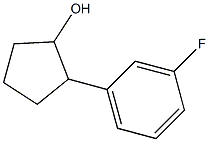 2-(3-氟苯基)环戊-1-醇结构式