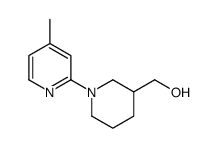 1-(4-甲基-2-吡啶基)-3-哌啶甲醇图片