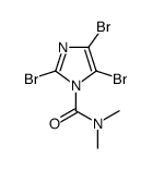 1-Dimethylcarbamoyl-2,4,5-tribromoimidazole Structure