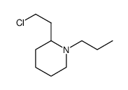 Piperidine, 2-(2-chloroethyl)-1-propyl结构式