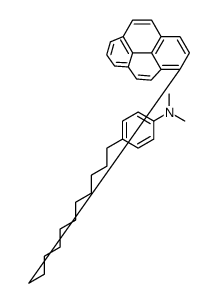 N,N-dimethyl-4-(11-pyren-1-ylundecyl)aniline结构式