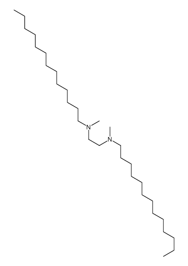 N,N'-dimethyl-N,N'-di(tridecyl)ethane-1,2-diamine结构式