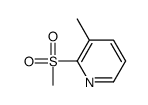 3-methyl-2-methylsulfonylpyridine结构式