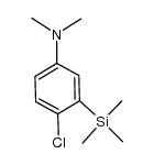 (4-chloro-3-trimethylsilanylphenyl)-dimethylamine结构式