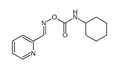 [(E)-pyridin-2-ylmethylideneamino] N-cyclohexylcarbamate Structure