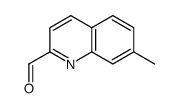 7-Methyl-2-quinolinecarbaldehyde Structure