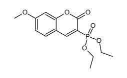 diethyl (7-methoxy-2-oxo-2H-chromen-3-yl)phosphonate结构式