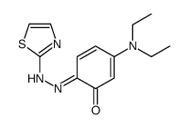 2-[(2-Thiazolyl)azo]-5-(diethylamino)phenol structure