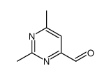 4-Pyrimidinecarboxaldehyde, 2,6-dimethyl- (7CI,8CI)结构式