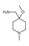 1-甲基-4-甲氧基-哌啶-4-甲胺结构式