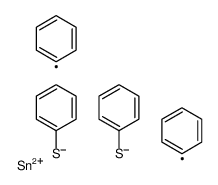 Diphenylbis(phenylthio)stannane structure