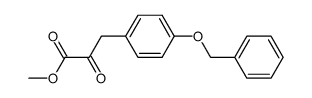 (4-benzyloxy-phenyl)-pyruvic acid methyl ester结构式