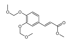 methyl 3-[3,4-bis(methoxymethoxy)phenyl]prop-2-enoate Structure