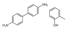 4-(4-aminophenyl)aniline,2-methylphenol结构式