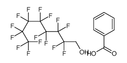 benzoic acid,2,2,3,3,4,4,5,5,6,6,7,7,8,8,8-pentadecafluorooctan-1-ol结构式