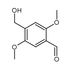 2,5-dimethoxy-4-(hydroxymethyl)benzaldehyde结构式