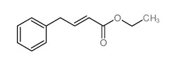 反式-4-苯基-2-丁烯酸乙酯结构式