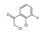 2-Chloro-1-(2-chloro-3-fluorophenyl)ethanone Structure