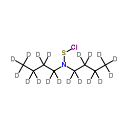 N-(2H9)Butyl-N-(chlorosulfanyl)-1-(2H9)butanamine Structure