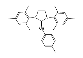 IMesCu-(4-Me)Ph Structure