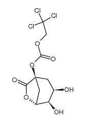 1-O-(2,2,2-trichloroethoxycarbonyl)-1,5-γ-quinide结构式