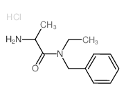 2-Amino-N-benzyl-N-ethylpropanamide hydrochloride Structure