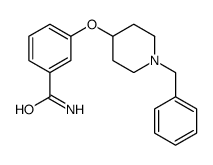 3-(1-benzylpiperidin-4-yl)oxybenzamide Structure