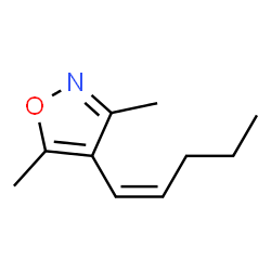 Isoxazole, 3,5-dimethyl-4-(1-pentenyl)-, (Z)- (9CI) picture