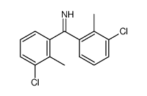 α,α-bis(3-chloro-2-methylphenyl)methanimine Structure