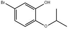 Phenol, 5-bromo-2-(1-methylethoxy)- Structure