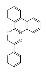 2-phenanthridin-6-ylsulfanyl-1-phenyl-ethanone picture