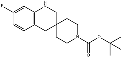 tert-Butyl 7'-fluoro-2',4'-dihydro-1'H-spiro[piperidine-4,3'-quinoline]-1-carbox图片