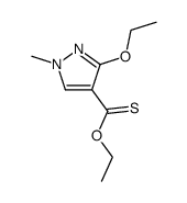 1H-Pyrazole-4-carbothioicacid,3-ethoxy-1-methyl-,O-ethylester(9CI) Structure