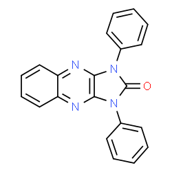 1,3-Diphenyl-1,3-dihydroimidazo[4,5-b]quinoxalin-2-one结构式