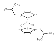 BIS(ISOBUTYLCYCLOPENTADIENYL)ZIRCONIUM DICHLORIDE Structure