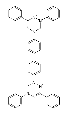 4,4'-Bis-(1,3-diphenyl-verdazyl-5-yl)-biphenyl Structure