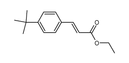 3-(4-TERT-BUTYL-PHENYL)-ACRYLIC ACID ETHYL ESTER Structure