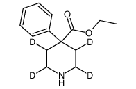 去甲哌替啶-D4 溶液结构式