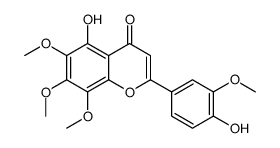 5,4'-Dihydroxy-6,7,8,3'-tetramethoxyflavone Structure