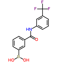 (4-(1-(4-(叔-丁氧基羰基)哌嗪-1-基)乙基)苯基)硼酸结构式