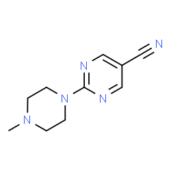 2-(4-Methylpiperazin-1-yl)pyrimidine-5-carbonitrile structure