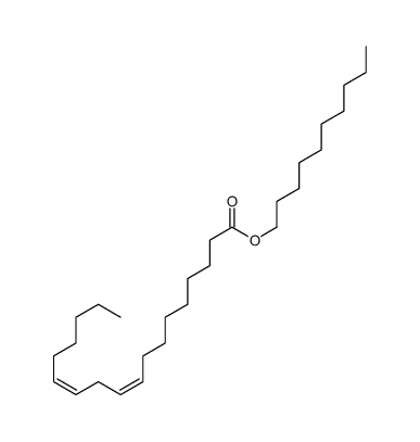 decyl (9Z,12Z)-octadeca-9,12-dienoate Structure