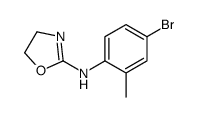 N-(4-bromo-2-methylphenyl)-4,5-dihydro-1,3-oxazol-2-amine Structure