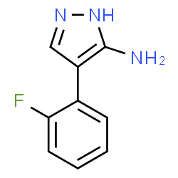 4-(2-Fluorophenyl)-1H-pyrazol-3-amine structure