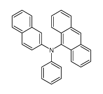 N-naphthalen-2-yl-N-phenylanthracen-9-amine Structure