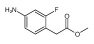 Methyl 2-(4-amino-2-fluorophenyl)acetate structure